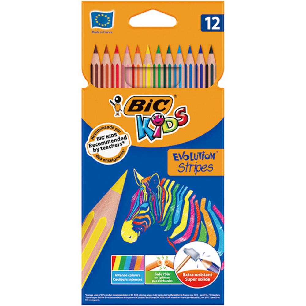 LAPICES BIC TROPICOLOR 12