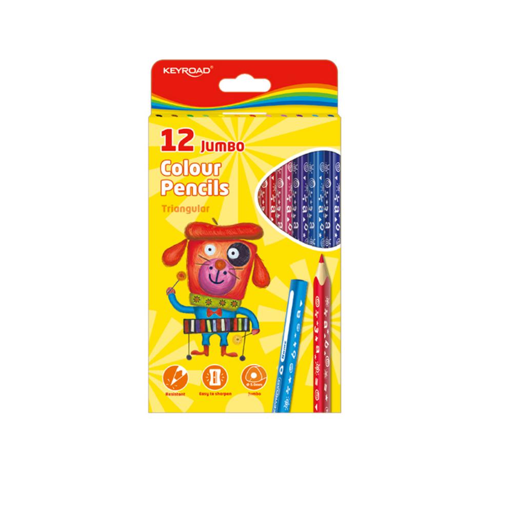 LAPICES COL.KEYROAD JUMBO 12CO