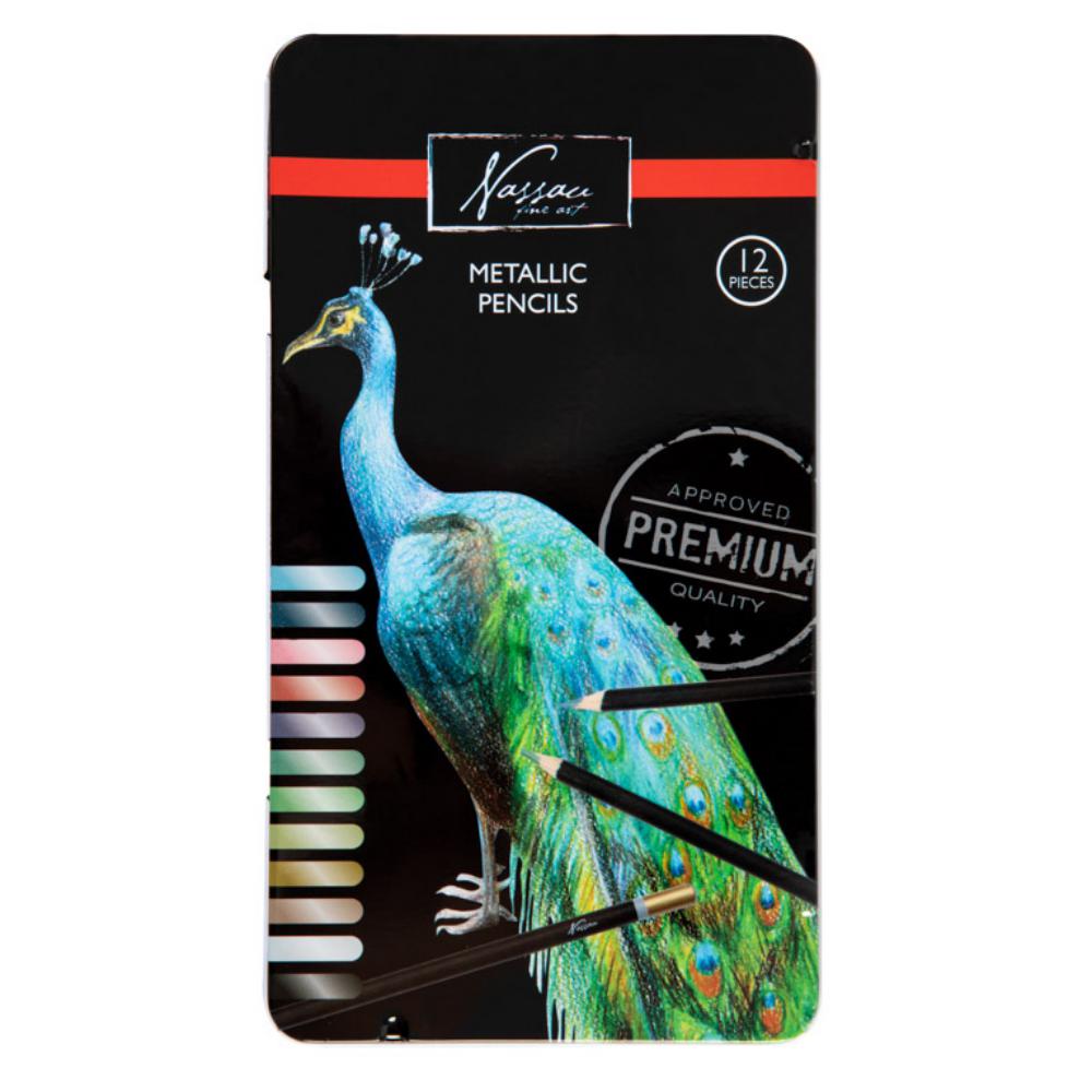 LAPICES COLORES RMS METALIZADOS 12U