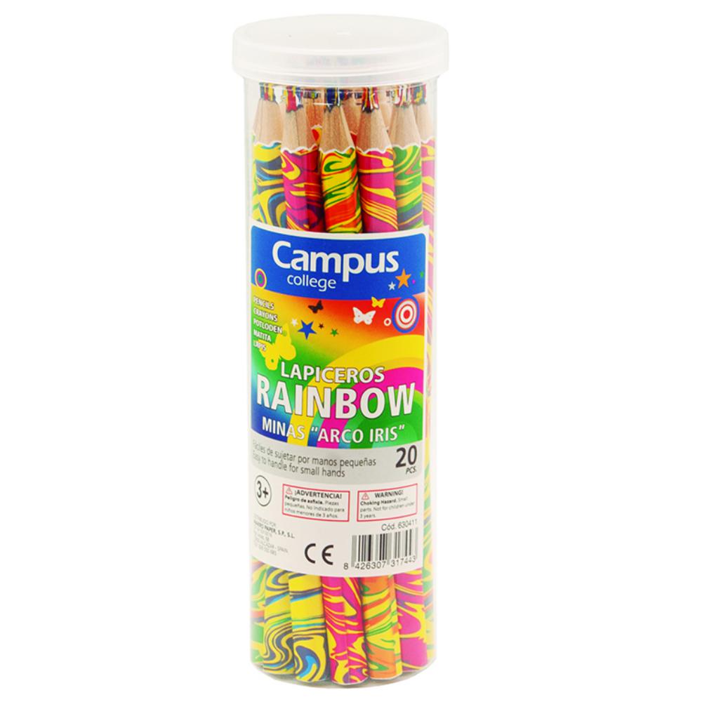 LAPICES COLOR RAINBOW BOTE