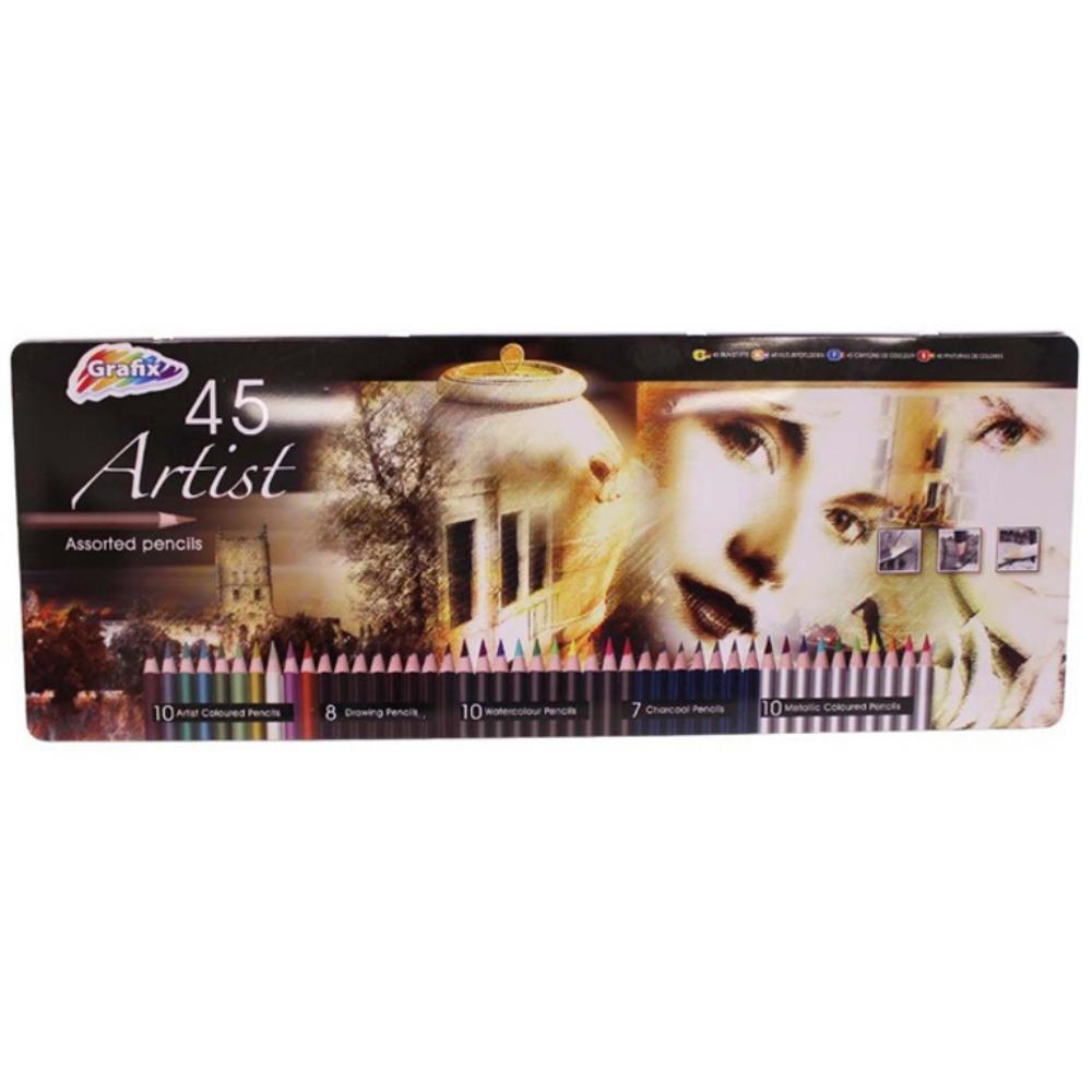 LAPICES COLOR.RMS 45COL CJ/MET