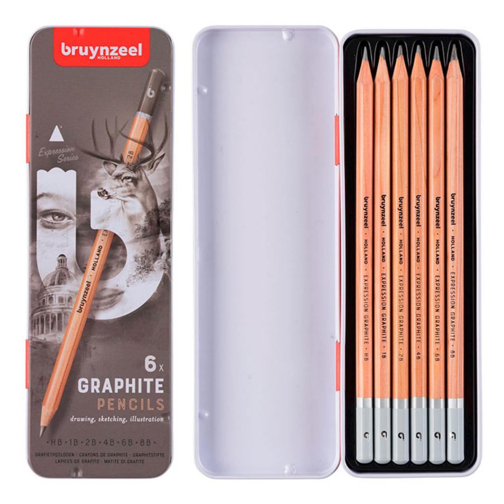 LAPIZ BRUYNZEEL GRAFITO 6 UD