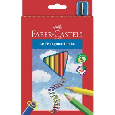 LAPIZ FABER TRIAN.JUMB.30 COLO