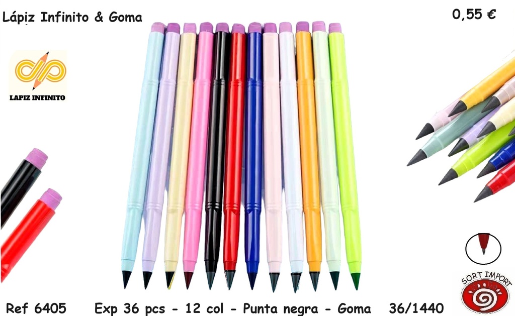 LAPIZ INFINITO&GOMA 6405