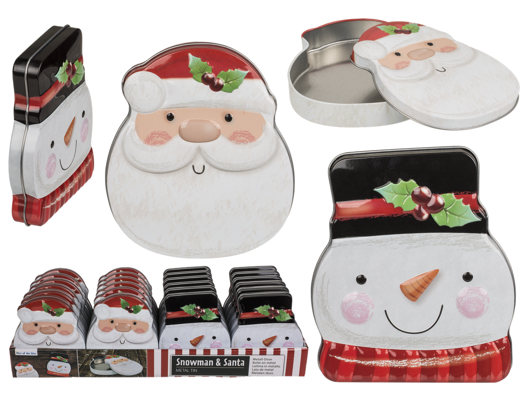 LATA METAL MUÑECO NIEVE SURTI.