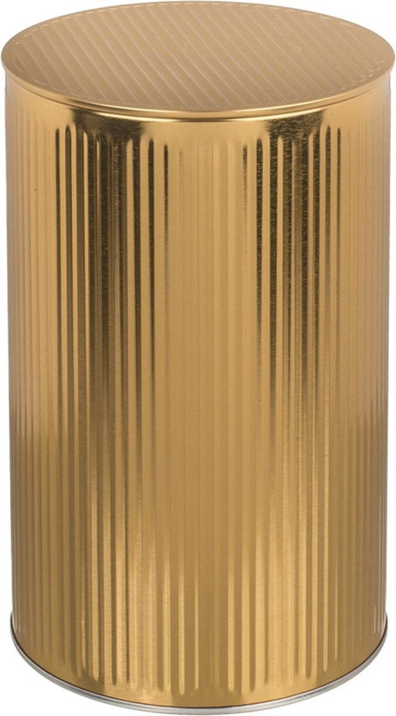 LATA REDONDA METAL COLO.DORADA