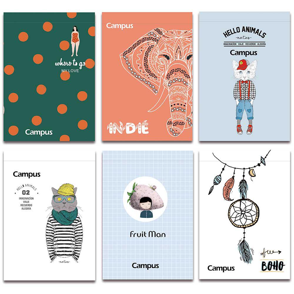 LIBRETA 103X140 60H T.BAS.LISO