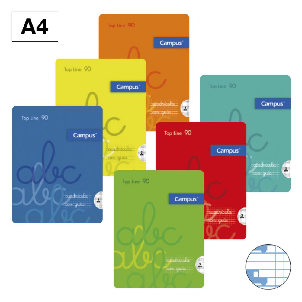 LIBRETA A4 GRAP 48H 90G PP 4CM