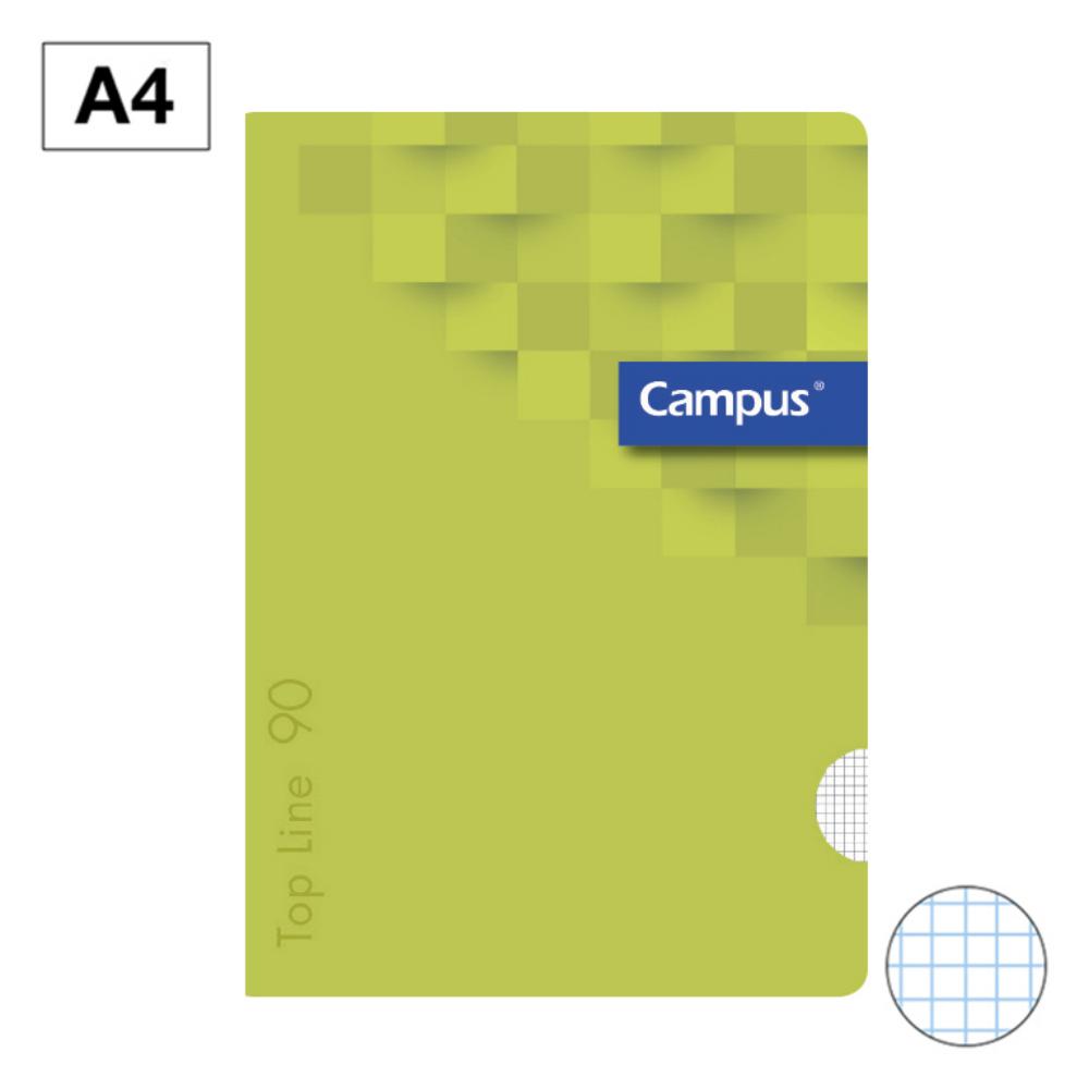 LIBRETA A4 GRAP 48H 90G PP 4 VERDE CLARO