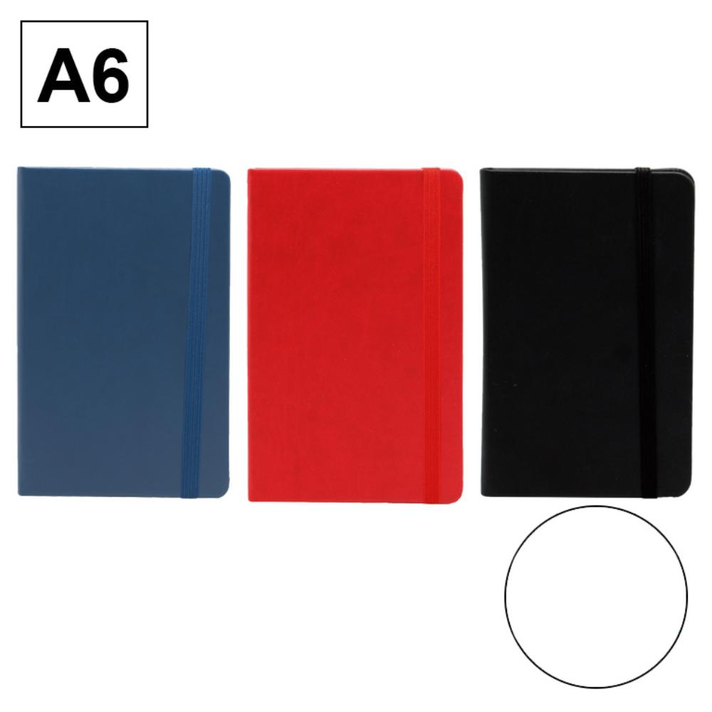 LIBRETA A6 ENCUADE.LISA.C/GOMA