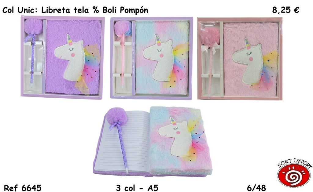 LIBRETA&BOLI POMPON 6645