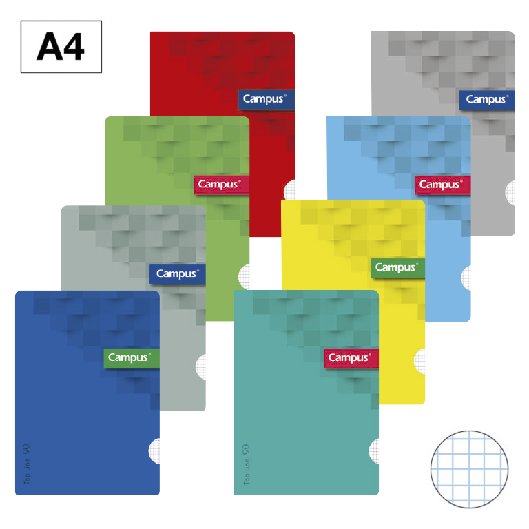 LIBRETA CAMPUS A4 T.PP 48H 90G CN5