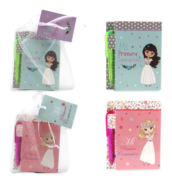 LIBRETA C/BOLI COMUNION NIÑA