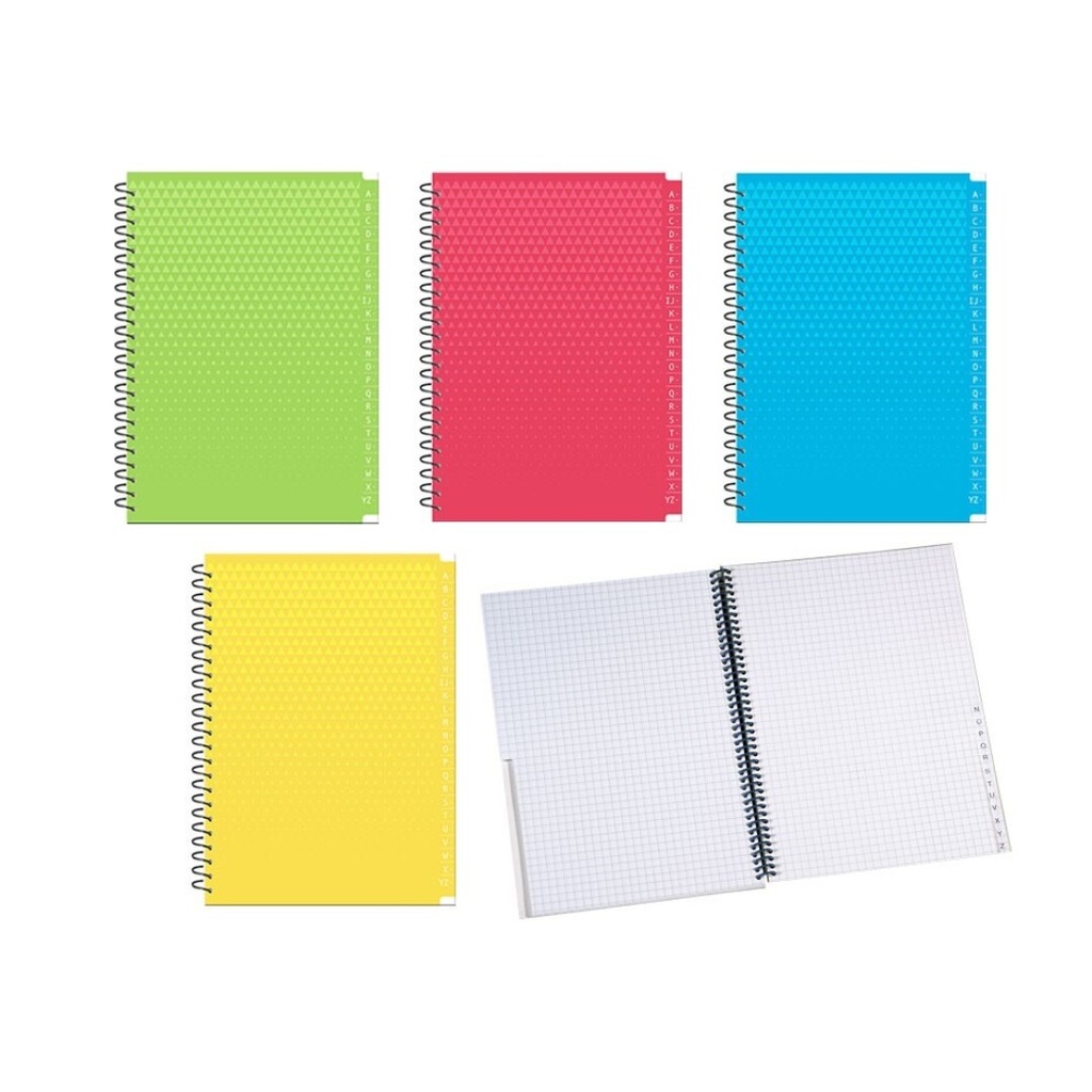 LIBRETA ESCOLAR INDICE ESPIRAL 64H REF: 350326