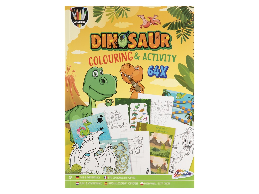 LIBRO COLOREAR ACTIVIDADES DINO 150076