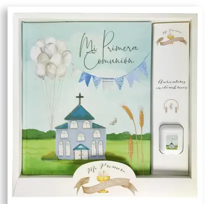 LIBRO COMUNION IGLES.AZUL+AURI