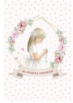 LIBRO COMUNION NIÑA ORLA+AURICULARES