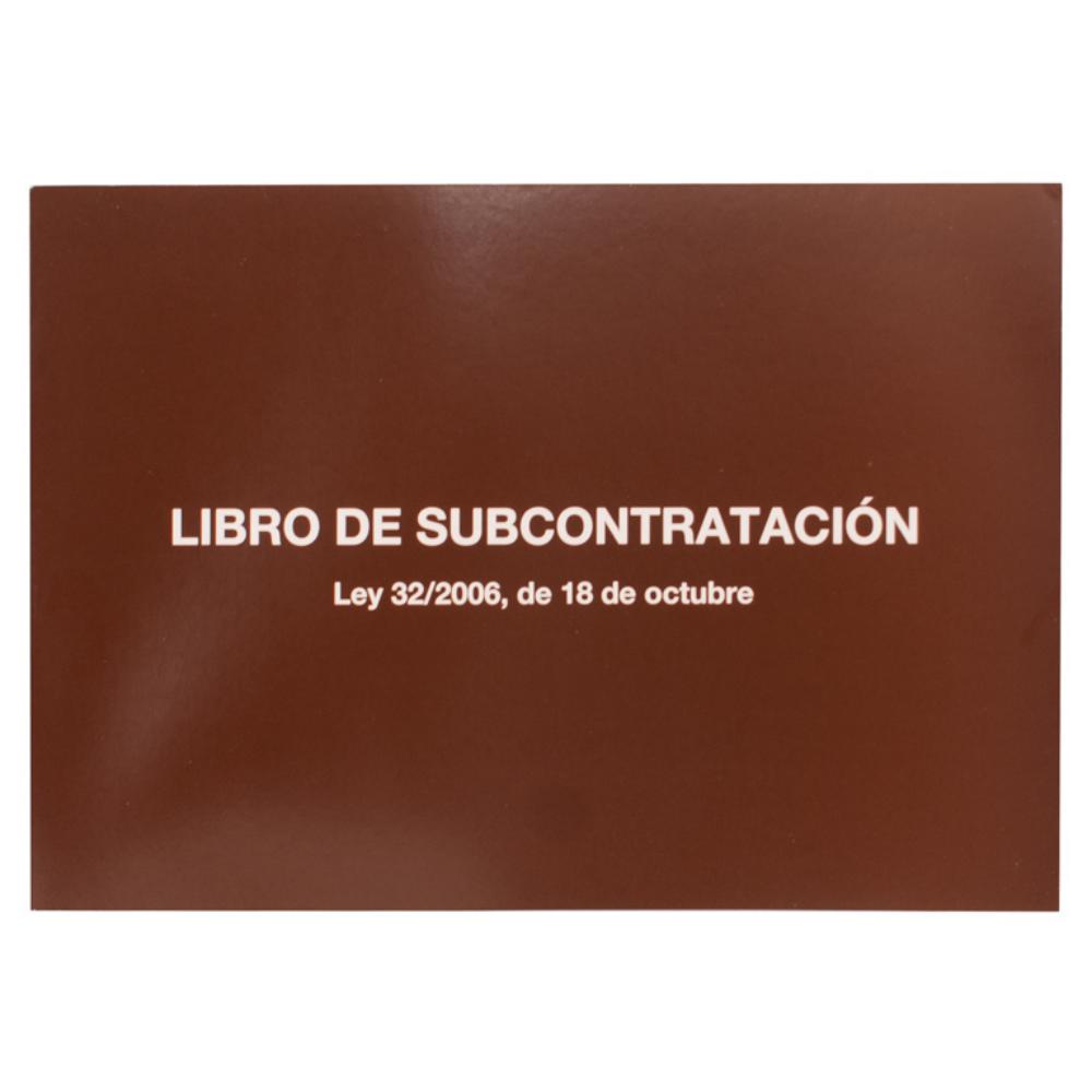 LIBRO DE SUBCONTRATACION