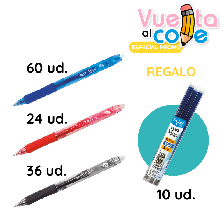 LOTE BOLIGRAFO MAGIC CLIC+REGA
