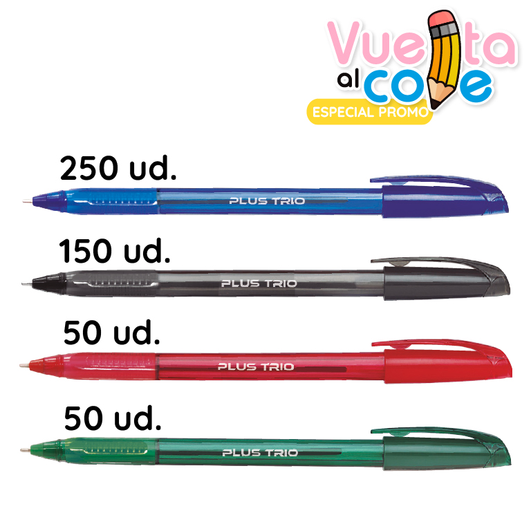 LOTE BOLIGRAFO PLUS TRIO