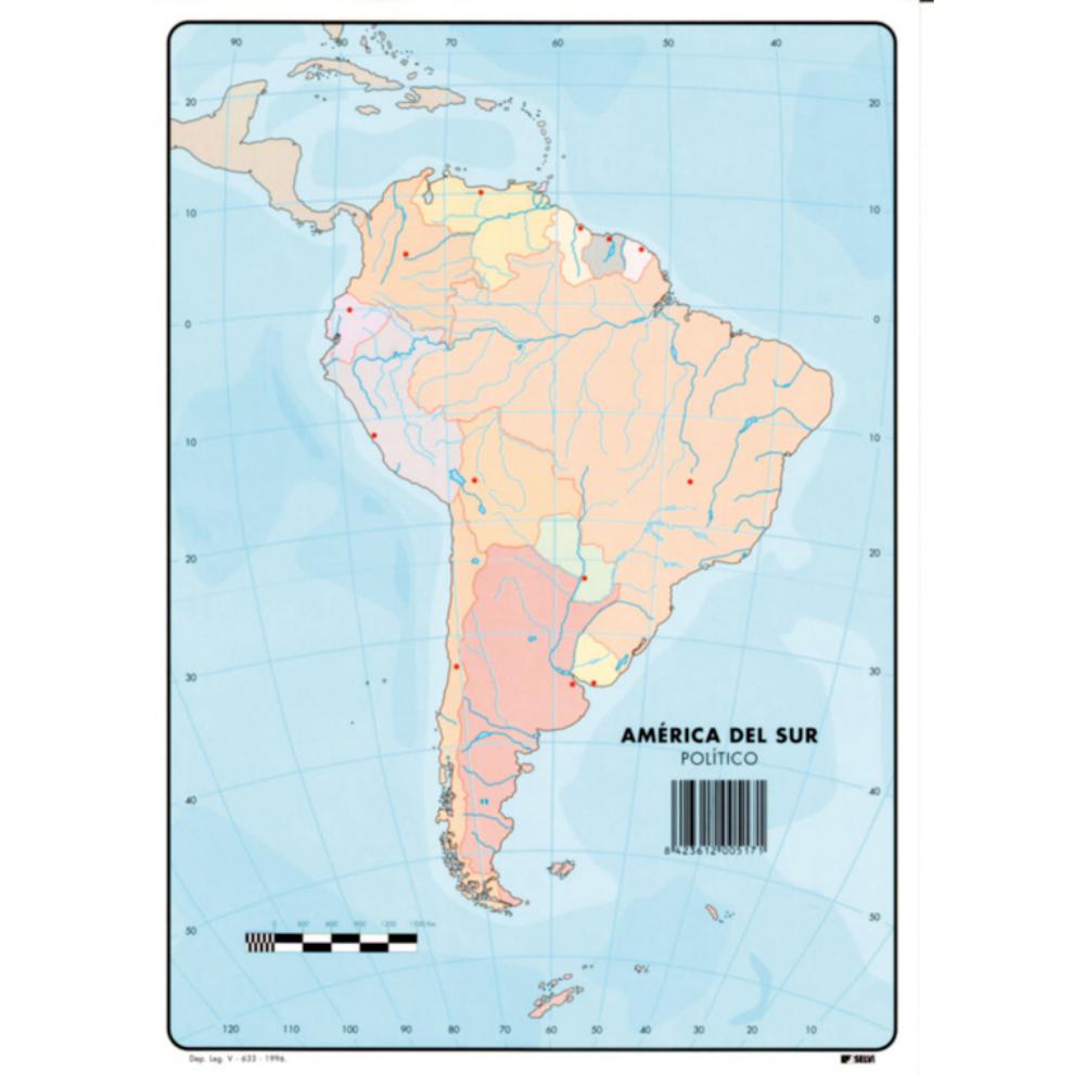 MAPA MUDO AMERICA DEL SUR FISI