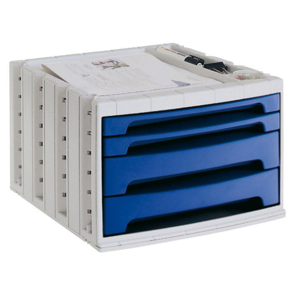 MODULO ARCHIVO 2000 4 CAJ/AZUL