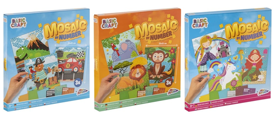 MOSAIC BY NUMBER 3 CARD 100083