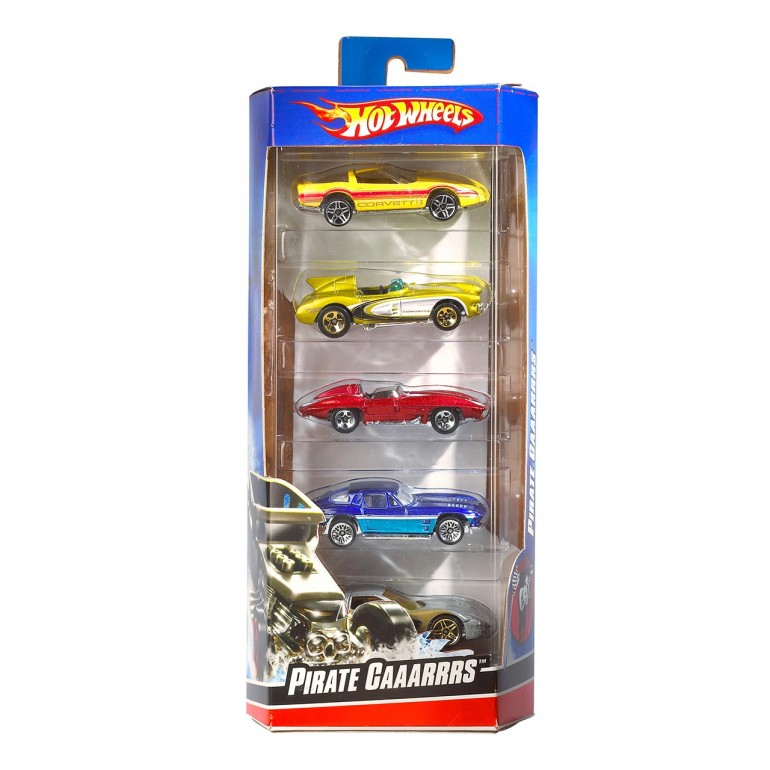 PACK 5 VEHICULOS HOT WHEELS