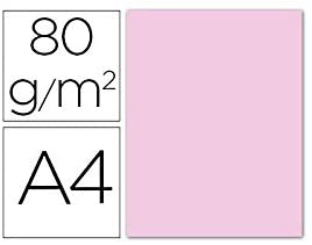 PAPEL A4 80GR 100H SALMON