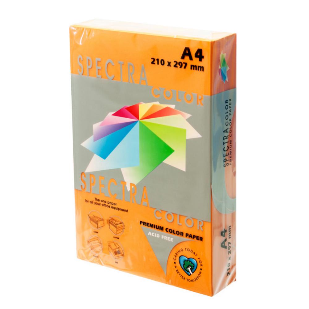 PAPEL A4 80gr 500H NARANJA MK
