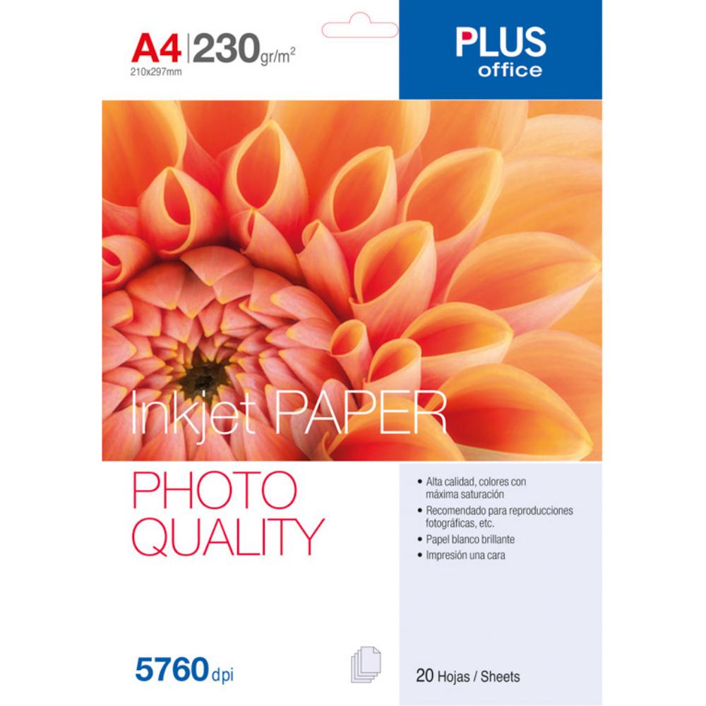 PAPEL A4 PHOTO 230 gr 20H