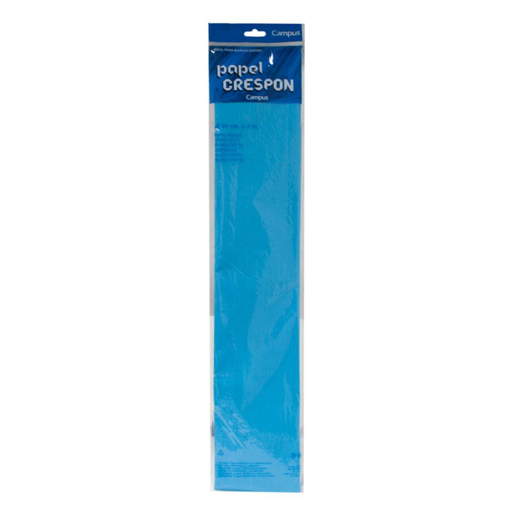 PAPEL CRESPON 50*200 AZUL CLA.
