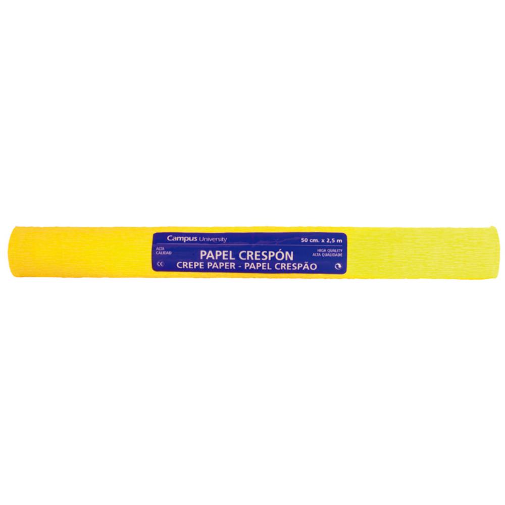 PAPEL CRESPON 50*250 AMARILLO