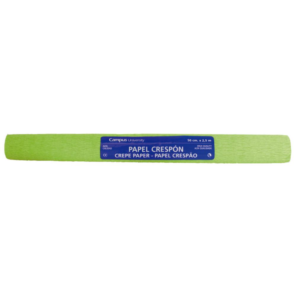 PAPEL CRESPON 50*250 VERDE CLARO