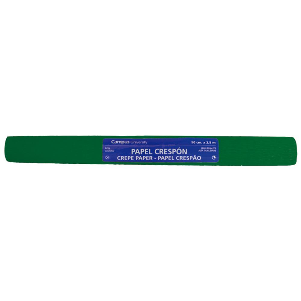 PAPEL CRESPON 50*250 VERDE OSCURO