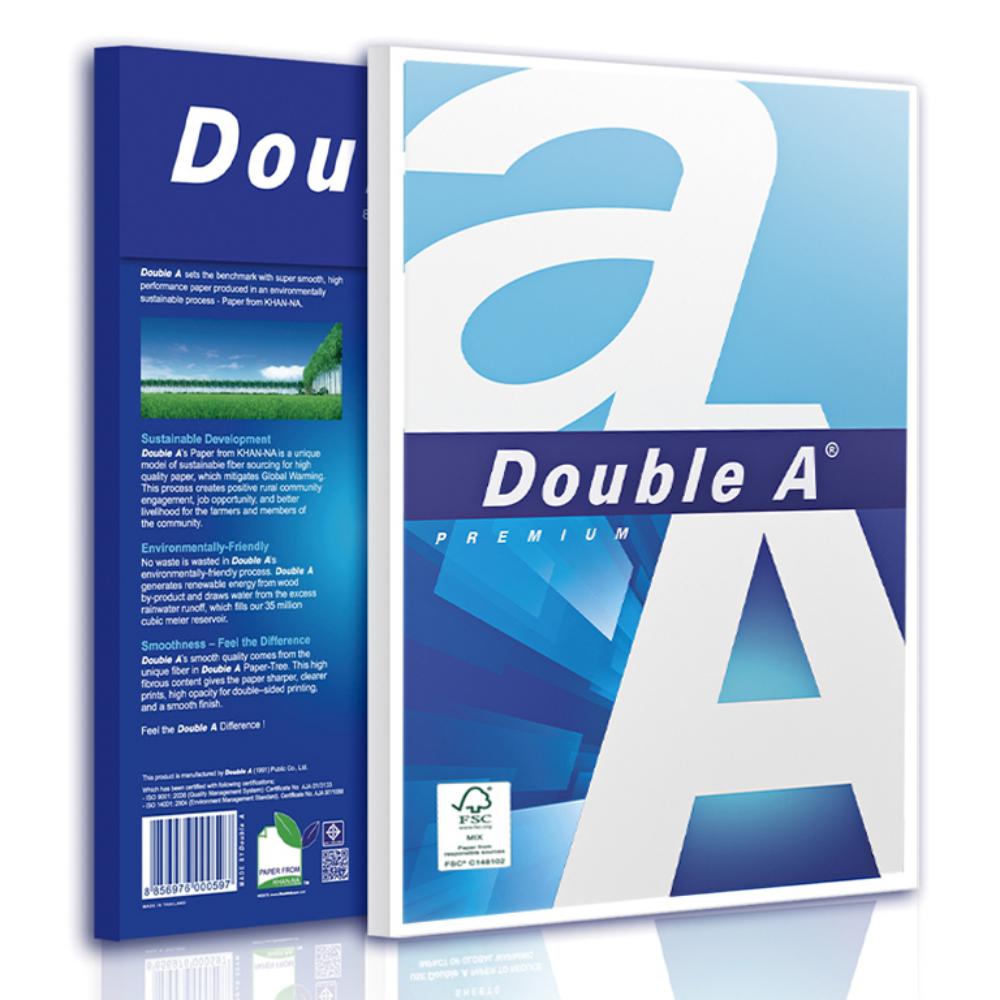 PAPEL DOUBLE A A4 80GR 100H BL