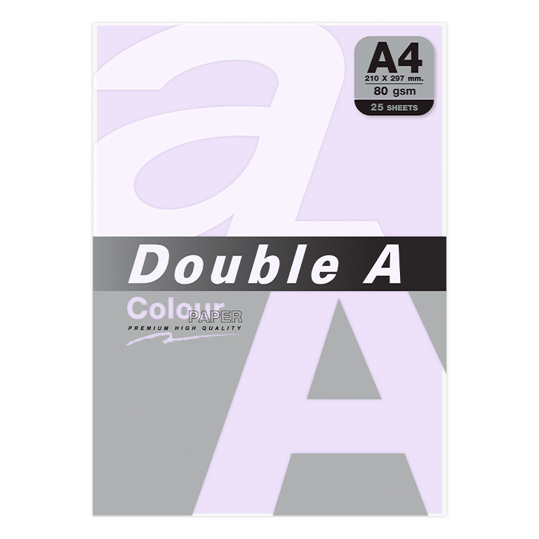 PAPEL DOUBLE A A4 80GR 25H LAVANDA