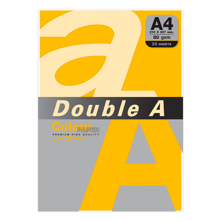 PAPEL DOUBLE A A4 80GR 25H ORO