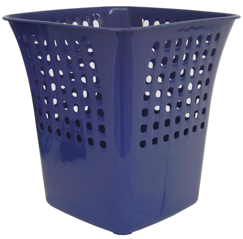 PAPELERA CUADRADA NEGRA 2866