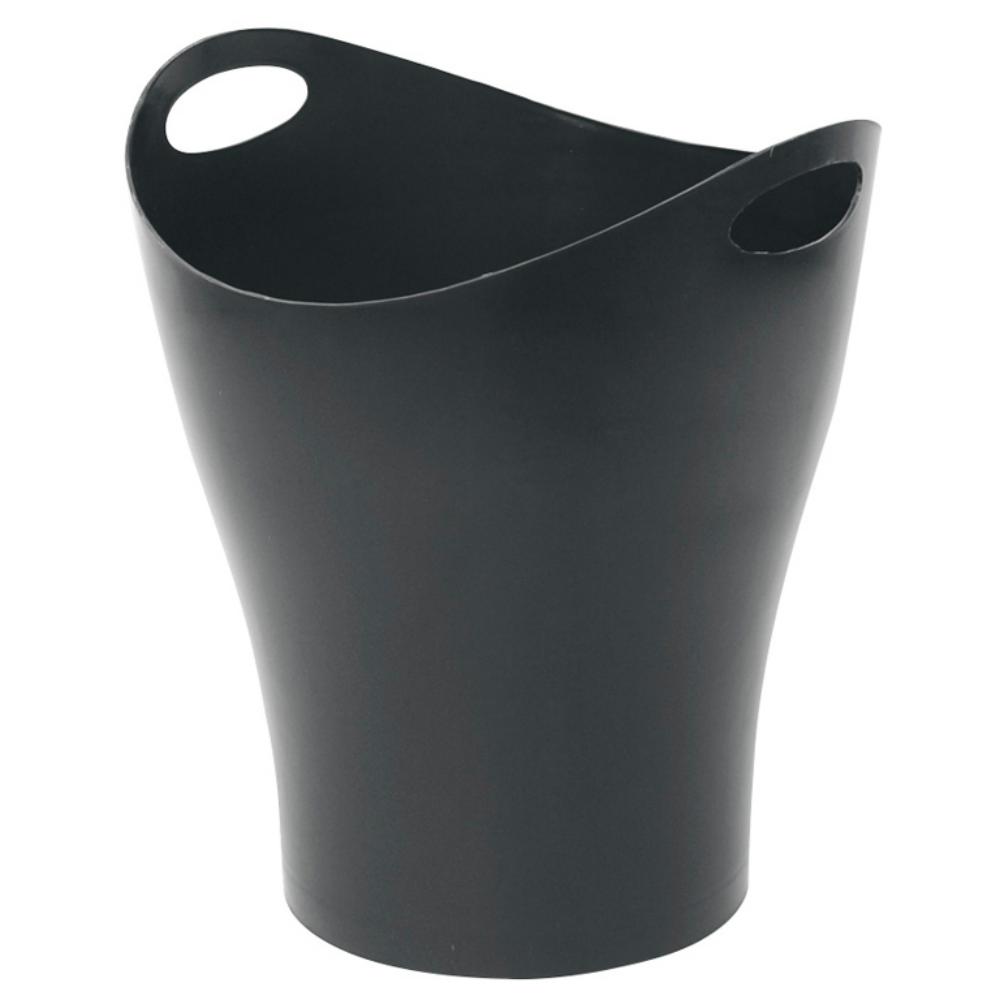PAPELERA OVAL NEGRA 2893