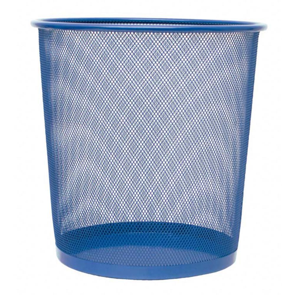 PAPELERA REJILLA AZUL