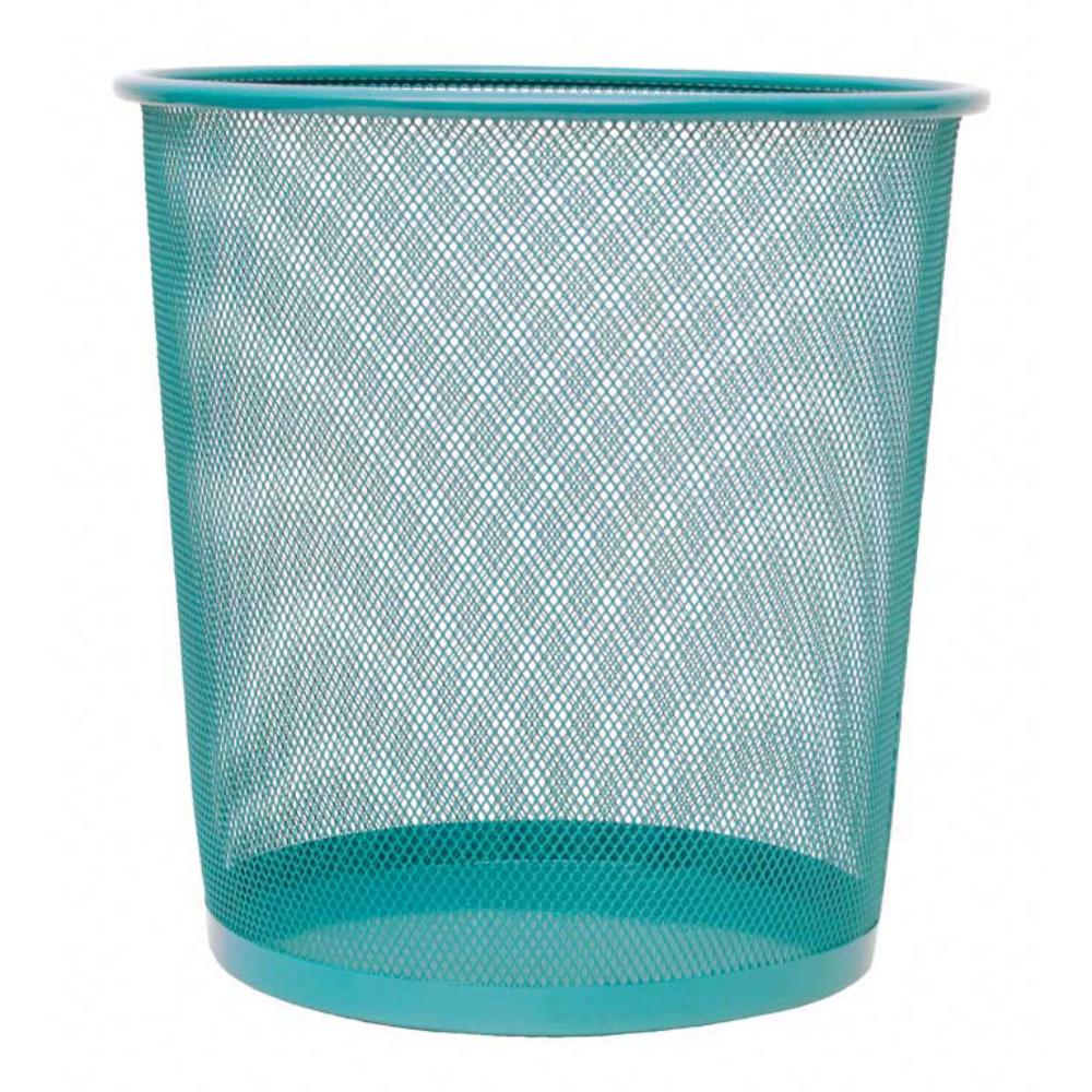 PAPELERA REJILLA TURQUESA