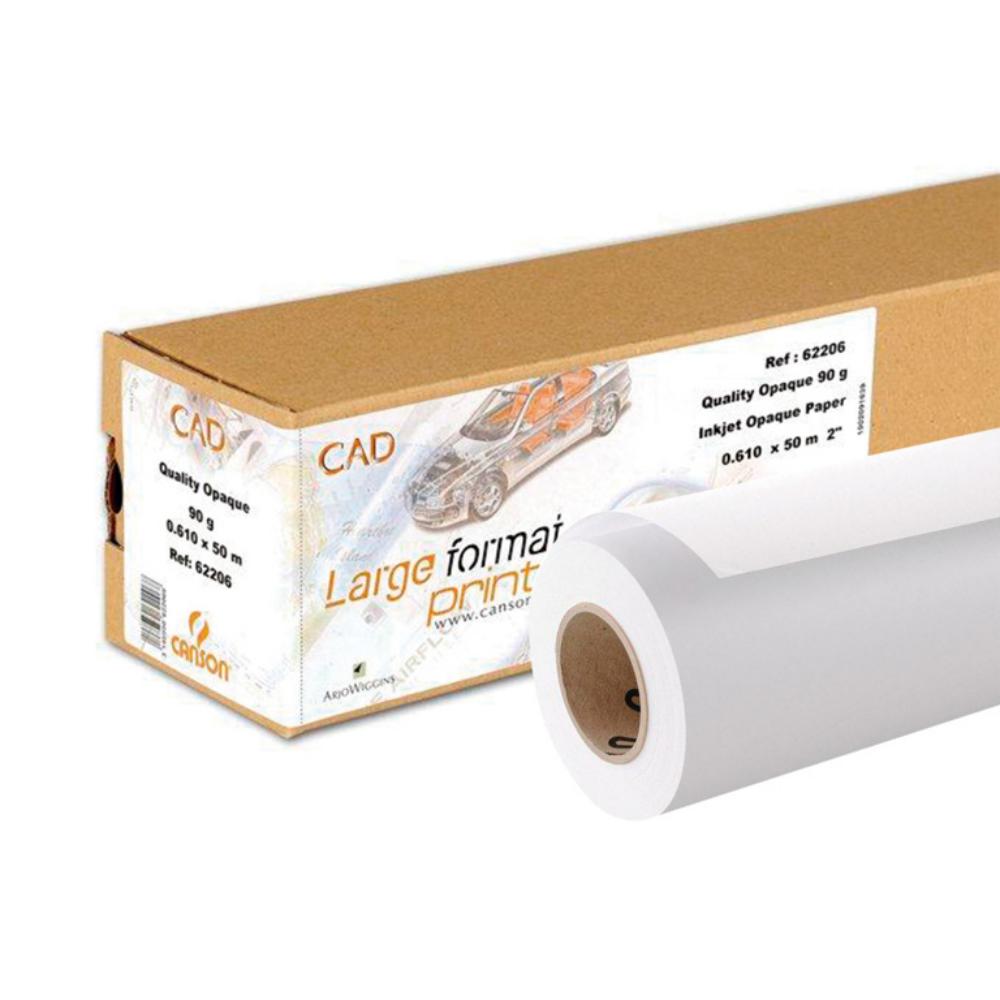 PAPEL PLOTTER 914X50 90GR