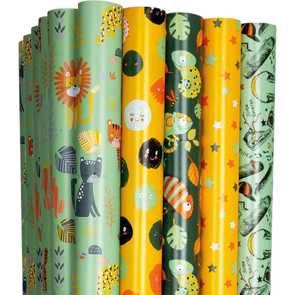 PAPEL REGALO 0,70X2M LEO2M INFANTIL