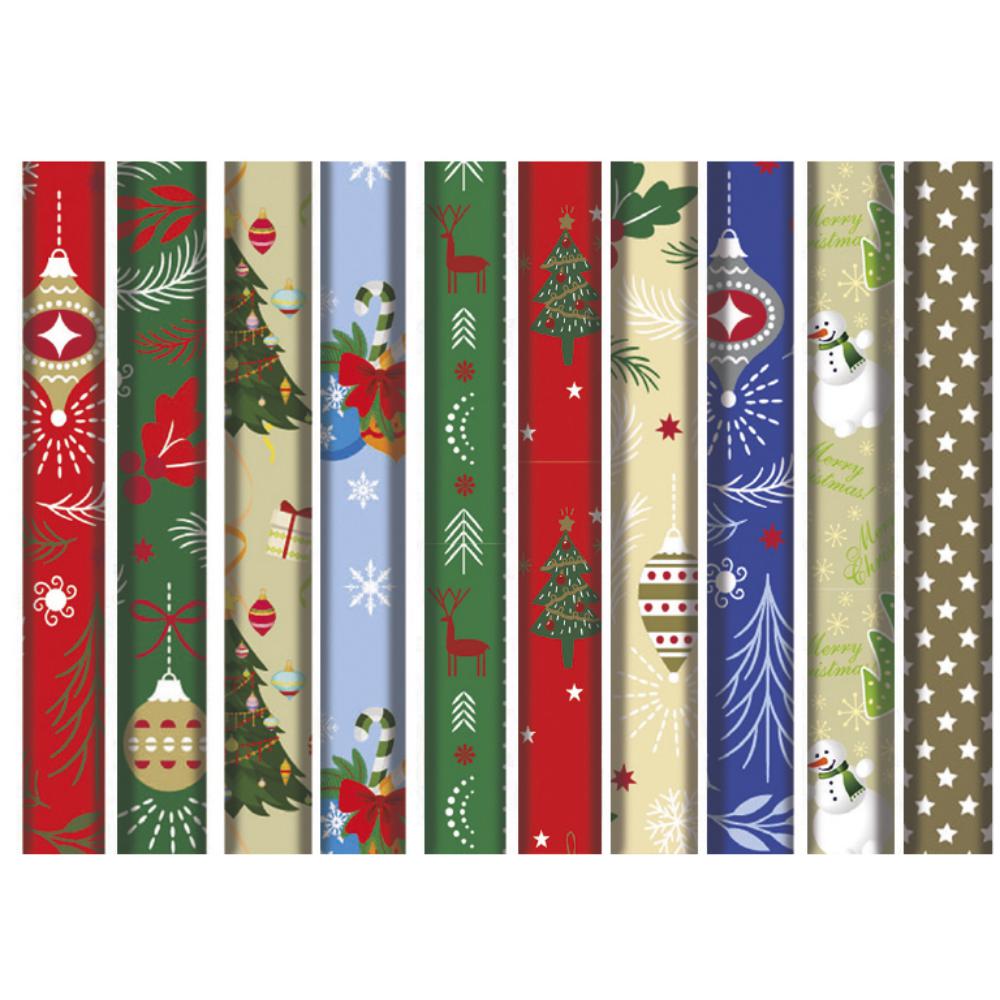 PAPEL REGALO 70X200 SURT.NAVID
