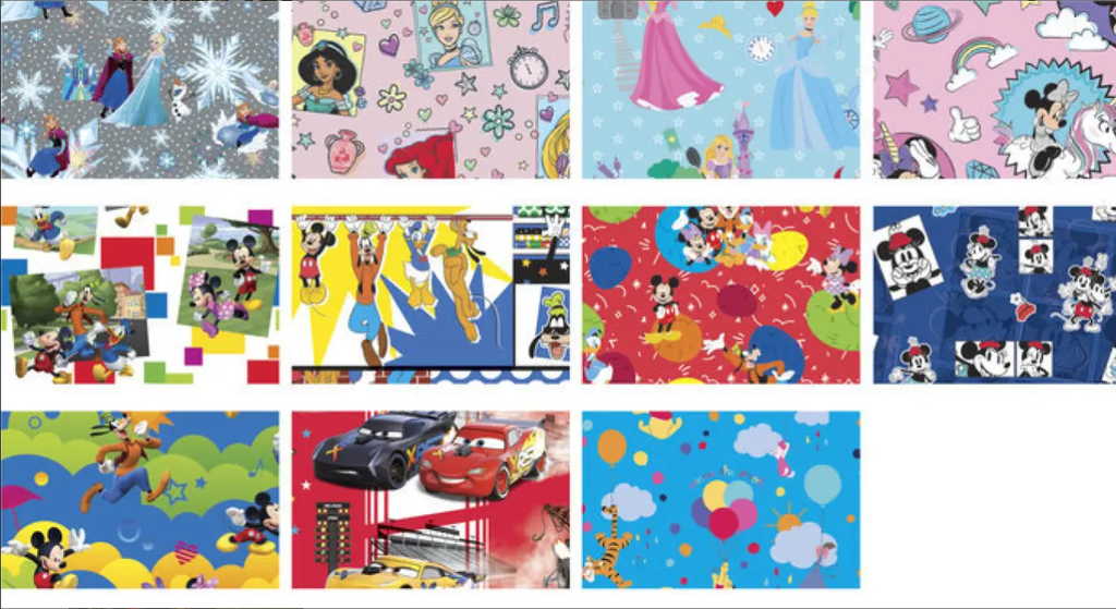 PAPEL REGALO TT DYSNEY 0,70X2MTRS (50ud)