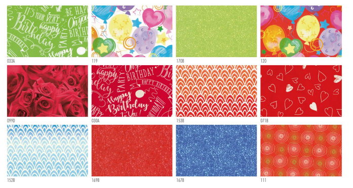 PAPEL REGALO T.T. 0.70x2MTRS R33J1GEQ (50u)