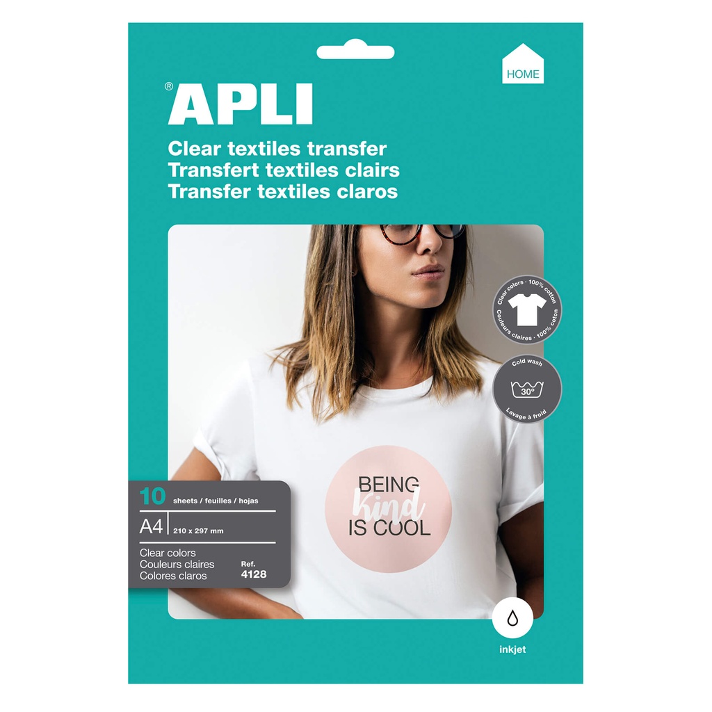 PAPEL TRANSFER PRENDA BLANCA 10H