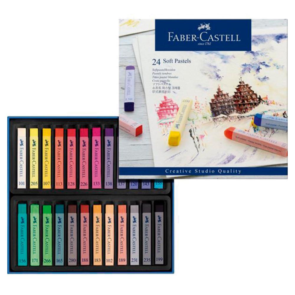PASTEL BLANDO C/24 FABER