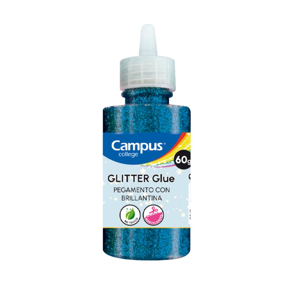PEGAMENTO GLITTER 60 GR. AZUL